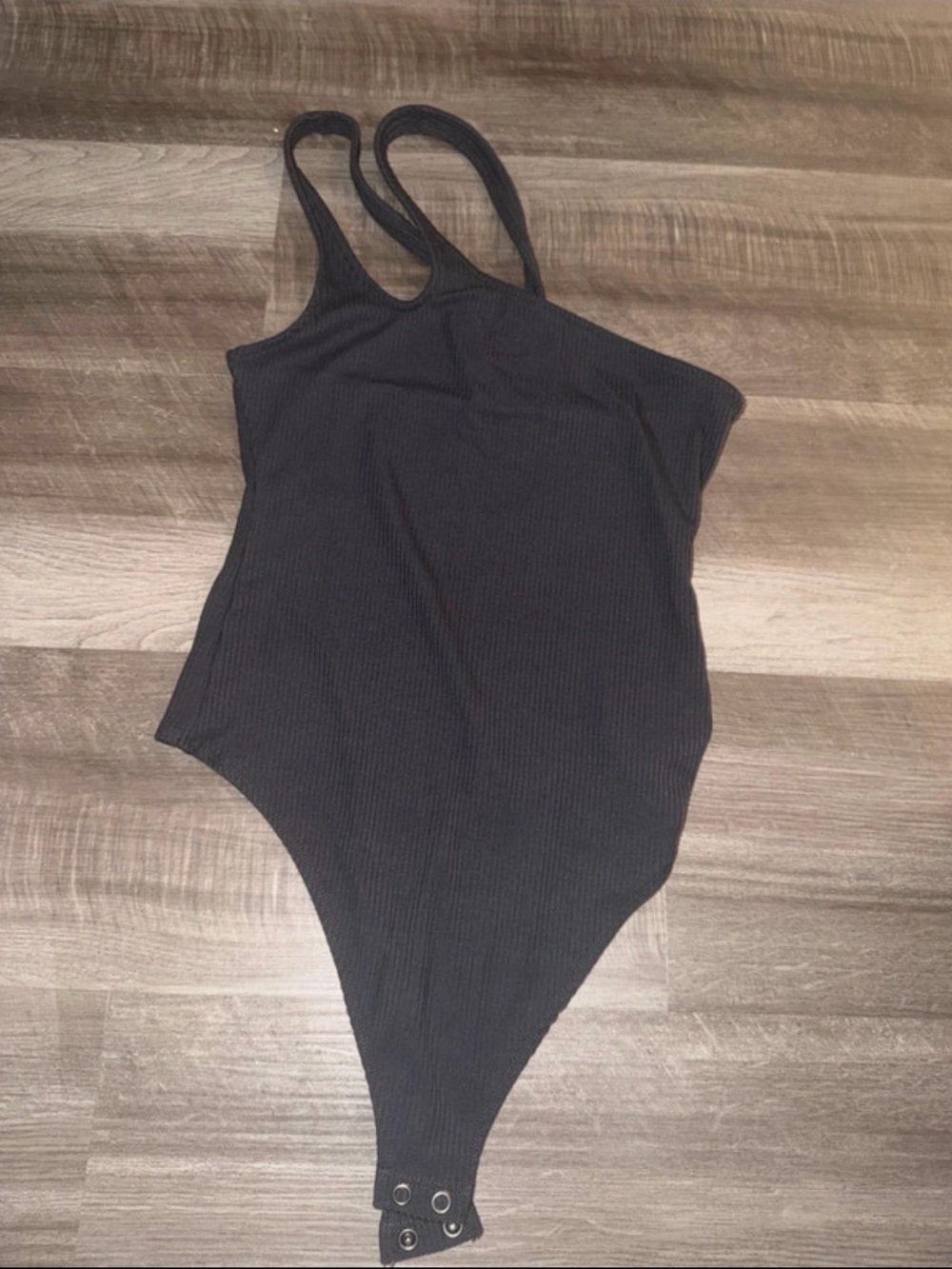 American Eagle Outfitters Black Ribbed Women's Bodysuit